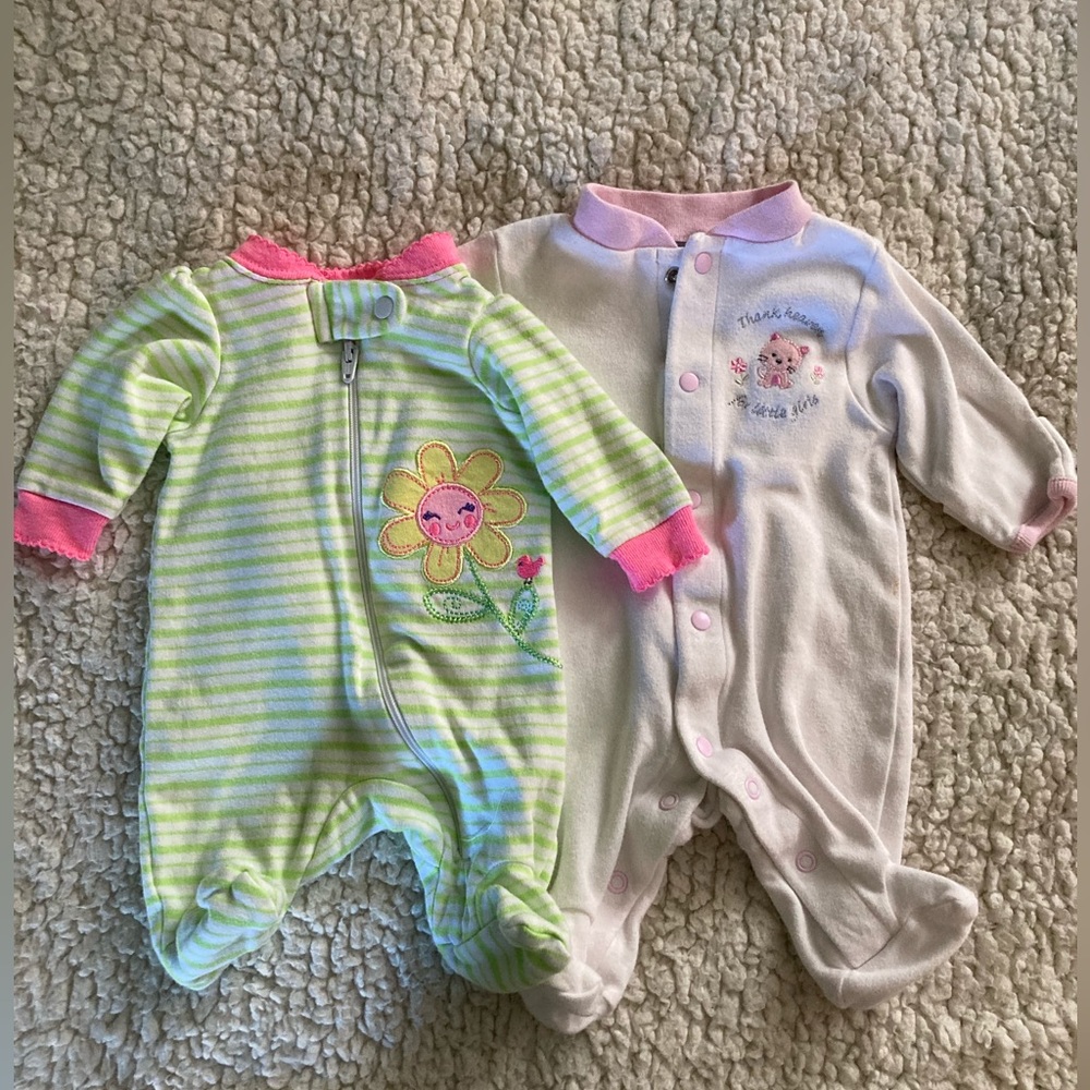 Preemie Pajamas girls